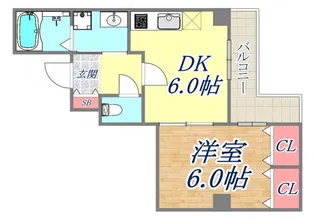 アントレ水木【3階】の間取り
