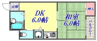 ヴェルデ神戸【4階】の間取り