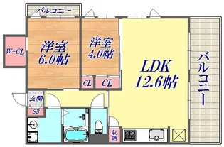 アーバネックスみなと元町【14階】の間取り