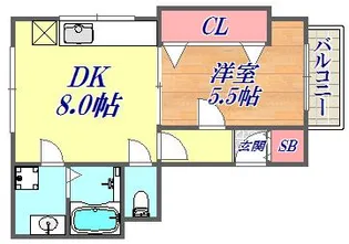 アイランド愛和【501号室】の間取り