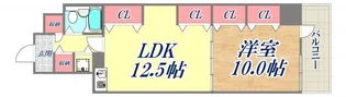 アスティ三宮【5階】の間取り