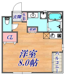 エルハイム【3階】の間取り