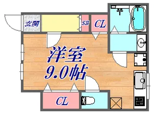 神田ハウス【2階】の間取り