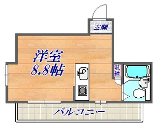 アルテハイム神戸県庁前【9階】の間取り