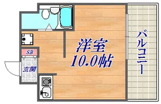 アルテハイム神戸県庁前【9階】の間取り