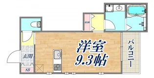 グランメール出在家町【1階】の間取り