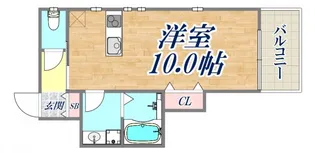 グランメール出在家町【1階】の間取り