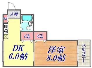 ウィルトアロード【4階】の間取り