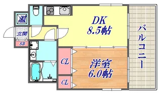 will Do三宮イースト【6階】の間取り