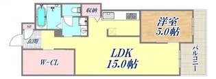 甲南オークス兵庫【2階】の間取り