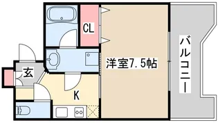 エイペックス神戸みなと元町CoastLine【5階】の間取り