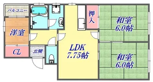 佐々木マンション【5階】の間取り