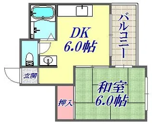 サチハイツ【2階】の間取り