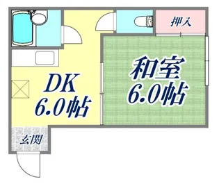 江口ビル【3階】の間取り