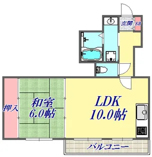 さんくれーる湊川【9階】の間取り