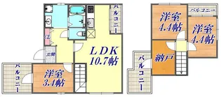 SDグランツ神戸西元町【2階】の間取り