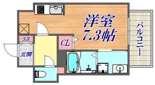 SDグランツ神戸駅前【901号室】の間取り