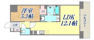 ナタリー神戸【1階】の間取り
