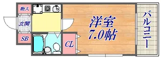 ハイライフ須佐野【2階】の間取り