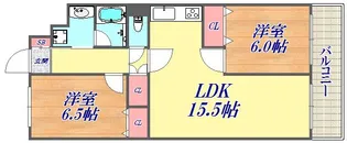 パレス西神戸【8階】の間取り