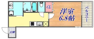 フジパレス東中道公園前【3階】の間取り