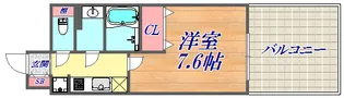 プレサンスTHE神戸【1階】の間取り