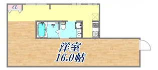 BELLTREE水木通【2階】の間取り
