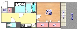 マリス神戸【2階】の間取り