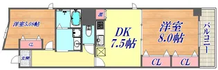 メインステージ兵庫【10階】の間取り