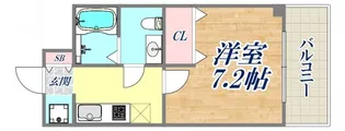 リアンジェ兵庫本町【8階】の間取り