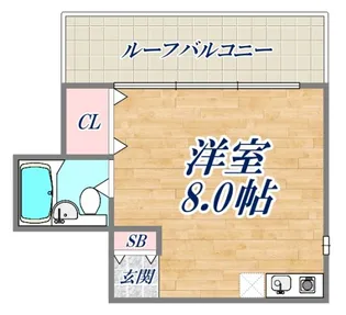 エンゼルマリン元町【6階】の間取り