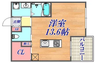 OZカーサ【10階】の間取り