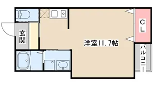 グランシャリオ山本通3【1階】の間取り