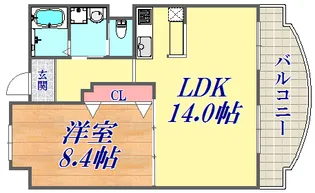 グリーンハイツ諏訪山【2階】の間取り