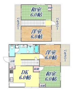 ゴールドウッズ三宮ビル弐番館の間取り