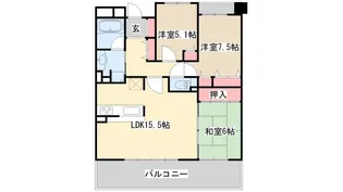 神戸海岸通ハーバーフラッツ2番館【4階】の間取り