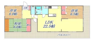 コボリマンション北野【5階】の間取り