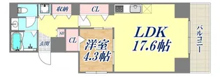 サンクラッソ三ノ宮加納町【9階】の間取り