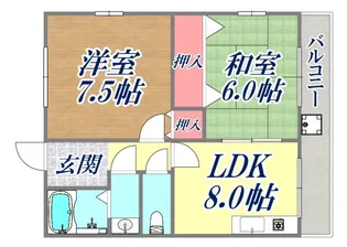 グランディア篠原本町【3階】の間取り