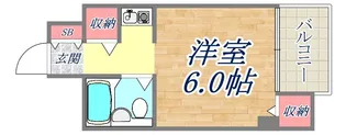 GSハイム高速神戸【6階】の間取り