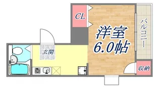 GSハイム高速神戸【8階】の間取り