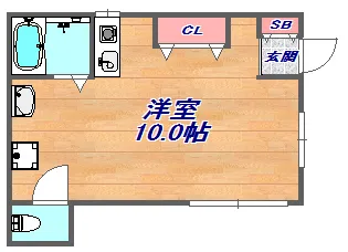 cocoハウス【102号室】の間取り