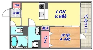 サニーヒル【2階】の間取り