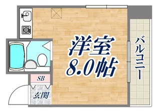 シティハイツ・アムール【6階】の間取り