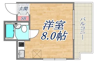 シティハイツ・アムール【7階】の間取り