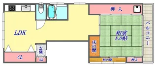 新神戸フラッツ【5階】の間取り