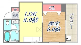 新生ビル【2階】の間取り