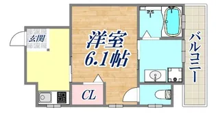 宝マンション【1階】の間取り