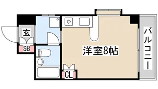 ツカサドール花元町【2階】の間取り