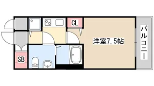 ディナスティ神戸元町通【2階】の間取り